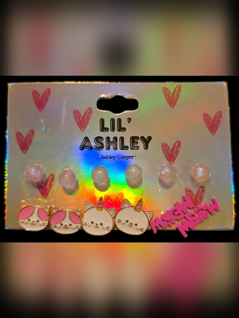 Lil' Ashley 6 Pair Earring Set